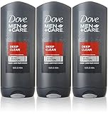 UPC 701456909342 product image for Dove Men+Care Deep Clean Body and Face Wash, 13.5 oz (Pack of 3) | upcitemdb.com
