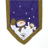 Baltimore Ravens Snowman Table Runner
