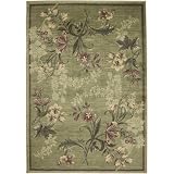 Rizzy Rugs SO-3128 Sorrento Machine Made Rug in Green Size: 5'3 x 3'3