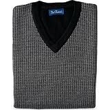 Houndstooth Pullover Vest Black Small