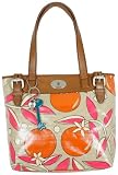 Fossil Key Per Shopper Fruit Coated Canvas Handbag