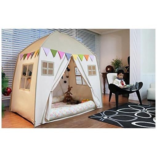 thumbnail image 2 of Costway Kids Cottage Playhouse Foldable Plastic Play House Indoor Outdoor Toy Portable 2 of 10