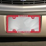 NCAA Marist Red Foxes Thin Rim Mini-Logo License Plate Frame