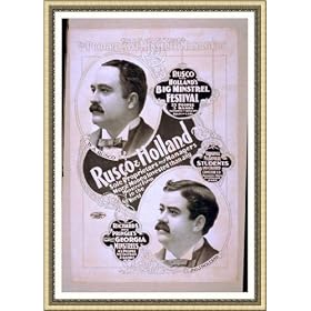 Historic Framed Theater Poster (XL), TITLE: Rusco/Holland sole proprietors and managers more money invested