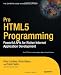 Pro HTML5 Programming