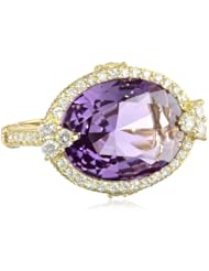 Judith Ripka "Monaco" East West Oval Stone Ring