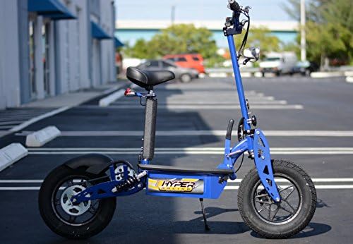 2015 Hyper_racing 1500 Wattage 48v Electric Scooter (Blue) W/street Tires By Hypertoyz