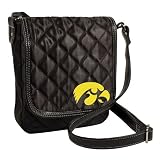 University of Iowa Quilted Purse, Black