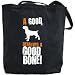 Canvas Tote Bag Black  A Good Cane Corso Deserves A Good Bone  Dog
