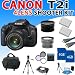 Canon EOS Rebel T2i T2-i (550D) Digital SLR Camera with Canon 18-55mm IS Lens, 3 Extra Lens, 2 Extra Battery, 8GB SDHC Memory, HDMI Cabel And More - Professional Shooter Kit