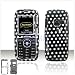 PCMICROSTORE Brand LG Rumor Scoop Pokadots Design Snap-On Case Cover with Removable Swivel Belt Clip