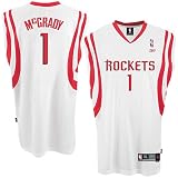 Reebok Houston Rockets #1 Tracy McGrady White Swingman Jersey (XX-Large)