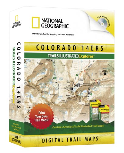 Colorado 14ers Trails Illustrated Explorer