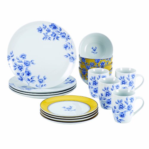Paula Deen Signature Dinnerware Spring Prelude 16-Piece Dinnerware Set On Sale