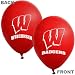Collegiate Latex Balloons Wisconsin Package of 10