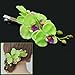 Pretty Flower Hair Clip Girl Hairclip for Bridal Party Hawaii Beach Wearing - Light Green