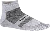 Injinji Mens Run Lightweight Mini Crew Toesocks