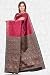 Italian Rose Dupion Indian Silk Sari with designer Pallu