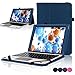 ACdream PU Leather Folio Protective Case for RCA 10 Viking Pro Tablet - Dark Blue