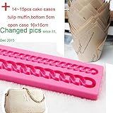 Anyana Diamond Chain Silicone Fondant Mold Cake Decorating Pastry Gum Pastry Tool Kitchen Tool Sugar Paste Baking Mould Cookie Pastry