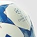 adidas Performance Finale 15 Capitano Soccer Ball, White/Bright Cyan/Bright Blue, 4