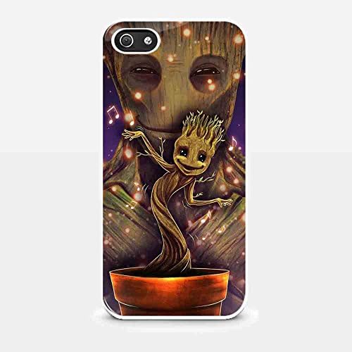 Iam Groot Guardian of Galaxy for Iphone and Samsung Galaxy Case (iPhone 5/5s White)