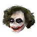 Batman Dark Knight Child Joker 3/4 Vinyl Mask with Hair Child (One-Size)