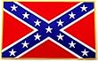 Large Confederate Flag Embroidered Patch Iron-On Civil War Rebel Military Emblem