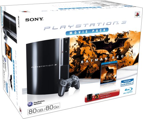 Sony PLAYSTATION 3 80 GB Console with Batman Begins (Blu-ray)