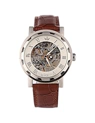 Yesurprise clock manually wound movement Mechanical Clock Men Women Wrist Watch Skeleton Watch Gift Gift reloj de montre de pulsera 1248-1