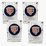 Review Great American Products  / Chicago Bears 4 Piece Square Shot Glass Set