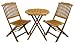 Acacia Three Piece Bistro Table and Chair Set