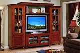 New All Wood Plasma LCD TV Entertainment Center, Item#F4475