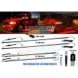 LEDGLOW Red LED Slimline Underbody Underglow Kit