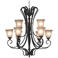 Kenroy Home Priory 9 Light Chandelier
