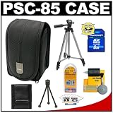Canon PowerShot PSC-85 Carrying Case + 8GB Card + Tripod + Accessory Kit for A720 IS, A710 IS, A650 IS, A640, A590 IS, A580, A570 IS, A560, A470, A1000 IS, A2000 IS, SX100 IS, SX110 IS, E1, G7, G9 & G10 Digital Cameras