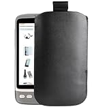 mumbi Tasche HTC Desire Ledertasche / H�lle mit Ausziehhilfe - BLACK EDITIONvon "mumbi"
