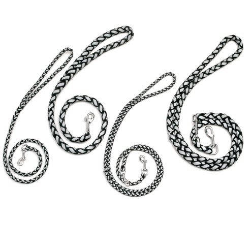 Karlie 64181 Artnova Plus F&uuml;hrleine - Reflektierend - 10 mm 200 cm, schwarz / silber Preisvergleich