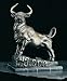 Bull Cracking 10,000 Mark, Ltd. Edition, Bronzed Metal Statue - Figurine