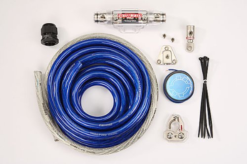 StreetWires PSK00BX Premium Power Station Amp Kit - Power cable kit - 1/0 AWG - blue