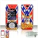 Rebel Deer Protective Confederate Flag Hard Case Cover For LG VX-85500 Chocolate 2 w/ optional Clip Cell Phone SNAP-ON