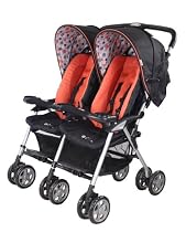 Combi Twin Sport 2 Side by Side Double Stroller - Apricot