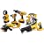 DEWALT DC6PAKIA Heavy Duty XRP 18 Volt Cordless 6-Tool Combo Kit, includes Hammer Drill, Circular Saw, Reciprocating Saw, Impact Driver, Cut-Off Tool, Flexible Floodlight, 2 Batteries, Charger, and Bag