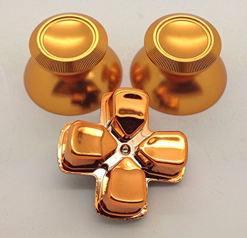 E-mods gaming® custom metal gold thumbsticks analogue …