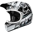 Fox Racing Speed Men's V3 MotoX Motorcycle Helmet - Black/White