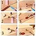 FunnyToday365 Anti Wax Spoon Wax Stamp Sealing Wax Spoon Vintage Wood Handle Sealing Wax Spoon