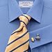 Charles Tyrwhitt China Blue Poplin Classic Dress Shirt (18 - 37)