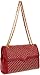 Rebecca Minkoff Circle Quilt Affair Shoulder Bag,Blood Red,One Size