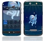 Happy Squid Design Decal Skin Sticker for the BlackBerry Storm 9530 9500 Cell Phone