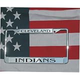 CLEVELAND INDIANS ENGRAVED LICENSE PLATE FRAME by Unknown